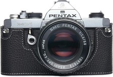 Pentax MX ME Case Handmade Genuine Real Leather Half Camera Case Bag