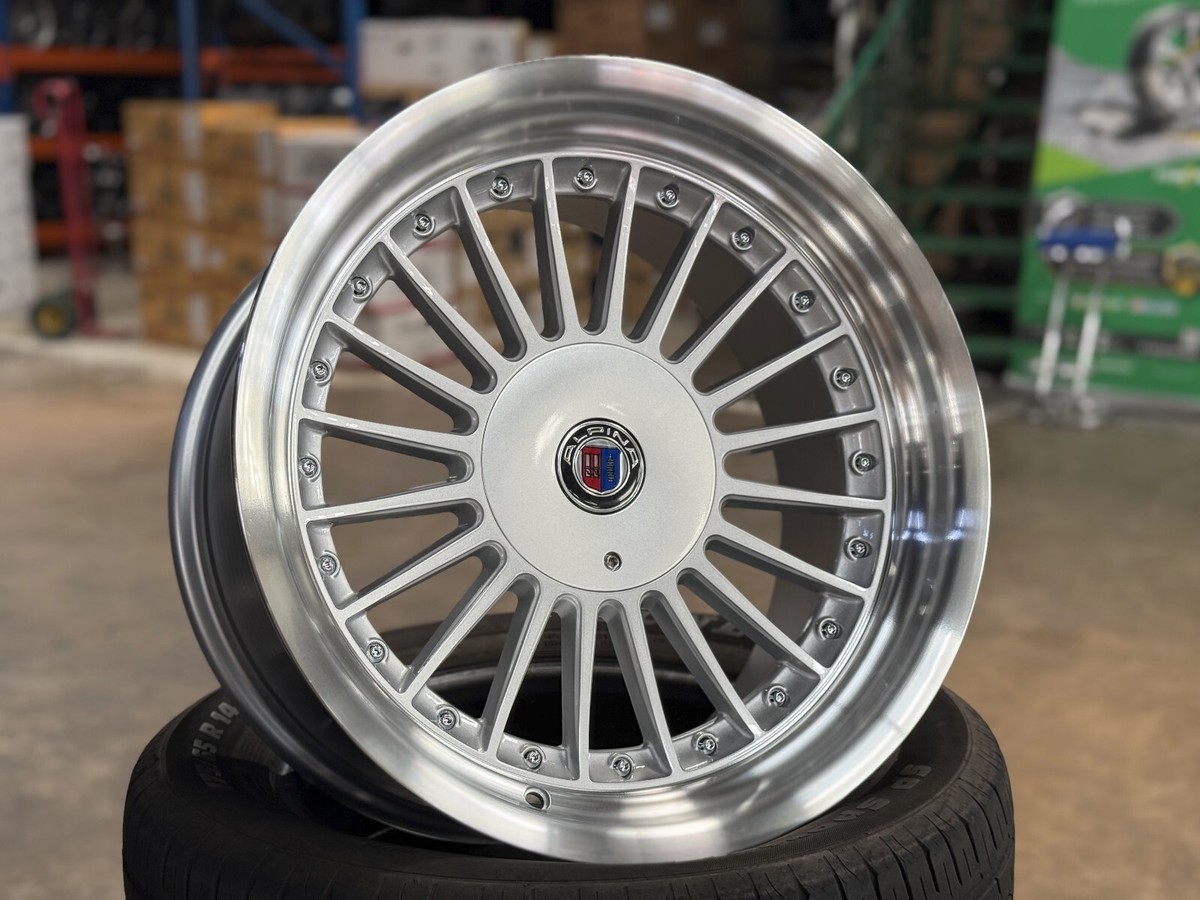 New 17x8J 17x9J Alpina Classic Design (4 Wheel) Fit Toyota Honda