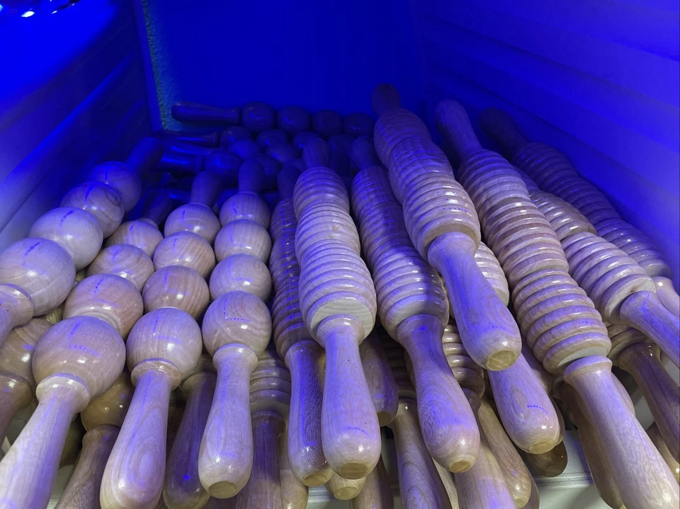 Kit/Juego de herramientas de terapia de madera colombiana 8 piezas, la mejor oferta que hay herramientas básicas Foto 3 de 4