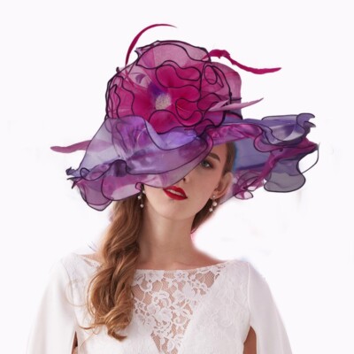 Rose Wedding Fascinators Summer Hat Tea Party Dress Flowers Hats For Women  Lady | eBay