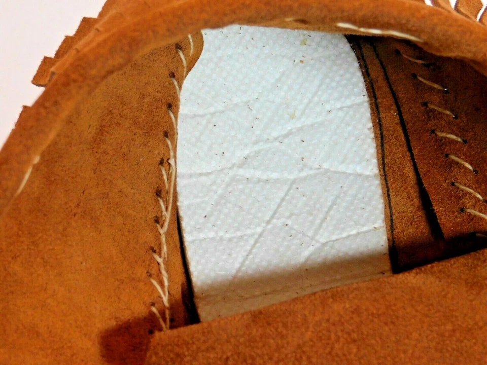 Nuevos mocasines de cuero hechos a mano estilo nativo americano unisex Foto 4 de 4