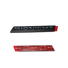 FITS NISSAN MIDNIGHT EDITION REAR TRUNK FENDER EMBLEM - MATTE BLACK