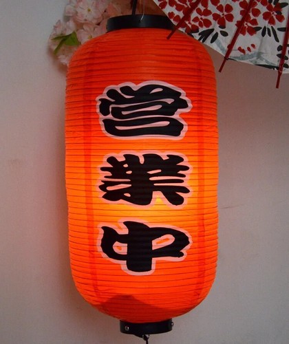 24x60CM Japanischer Stil Hängelaterne Outdoor Wasserdicht Sashimi Izakaya Dekor - Bild 42 von 57