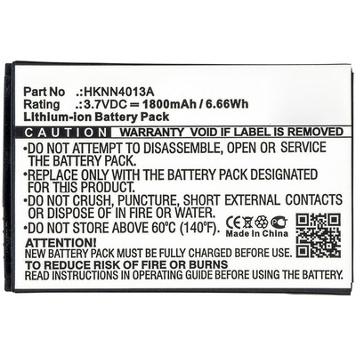  Ersatz Akku für Motorola HKNN4013A PMLN6745A TLK100i BT110 PMNN4578A 1800mAh 
