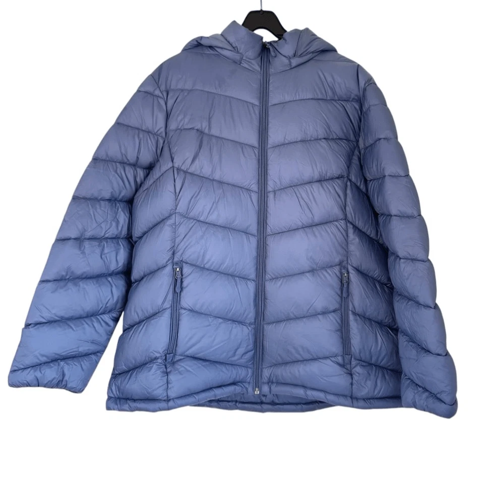 Charter Club Women's Plus Size Hooded Packable Puffer Coat Size XXL - Image 2 of 4