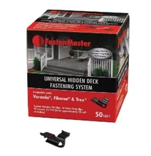 NEW!! FASTEN MASTER Universal Hidden Deck Fastening System 50 sq.ft.