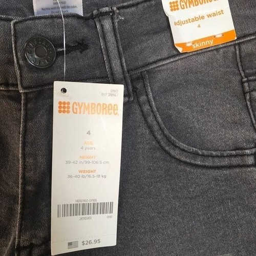 NWT Gymboree Girls Skinny Jeans Size 4 - Picture 4 of 5