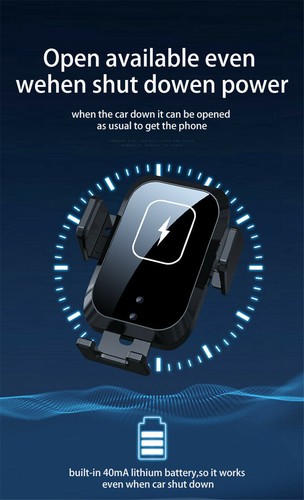 Car Air Vent Mount Wireless Fast Phone Charger Holder For Apple iPhone 16 15 14 - 第 6/22 張圖片