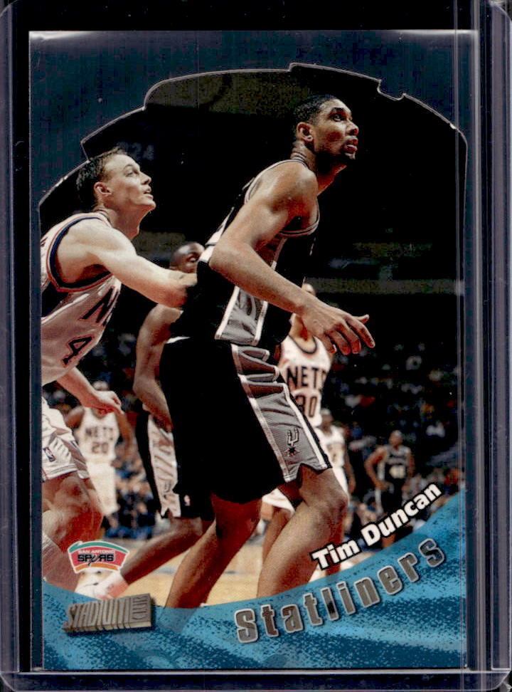 1998-99 Stadium Club Tim Duncan Statliners #S4 Spurs