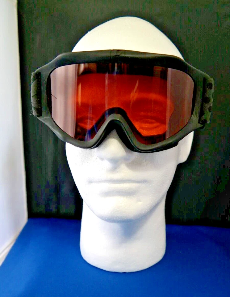 Gafas juveniles SCOTT, negro, marco negro lente ámbar, esquí, snowboard, vintage años 90 Foto 2 de 4