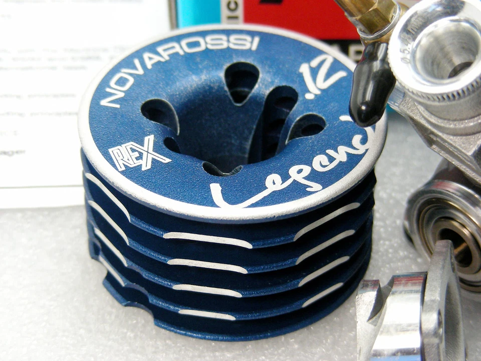 Vintage Novarossi Flash REX .12 LEGEND Turbo Nitro Engine HPI Mugen Inifinity IF - Image 2 of 4