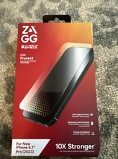 ZAGG InvisibleShield XTR3 Screen Protector For Apple iPhone 15 Pro Max New
