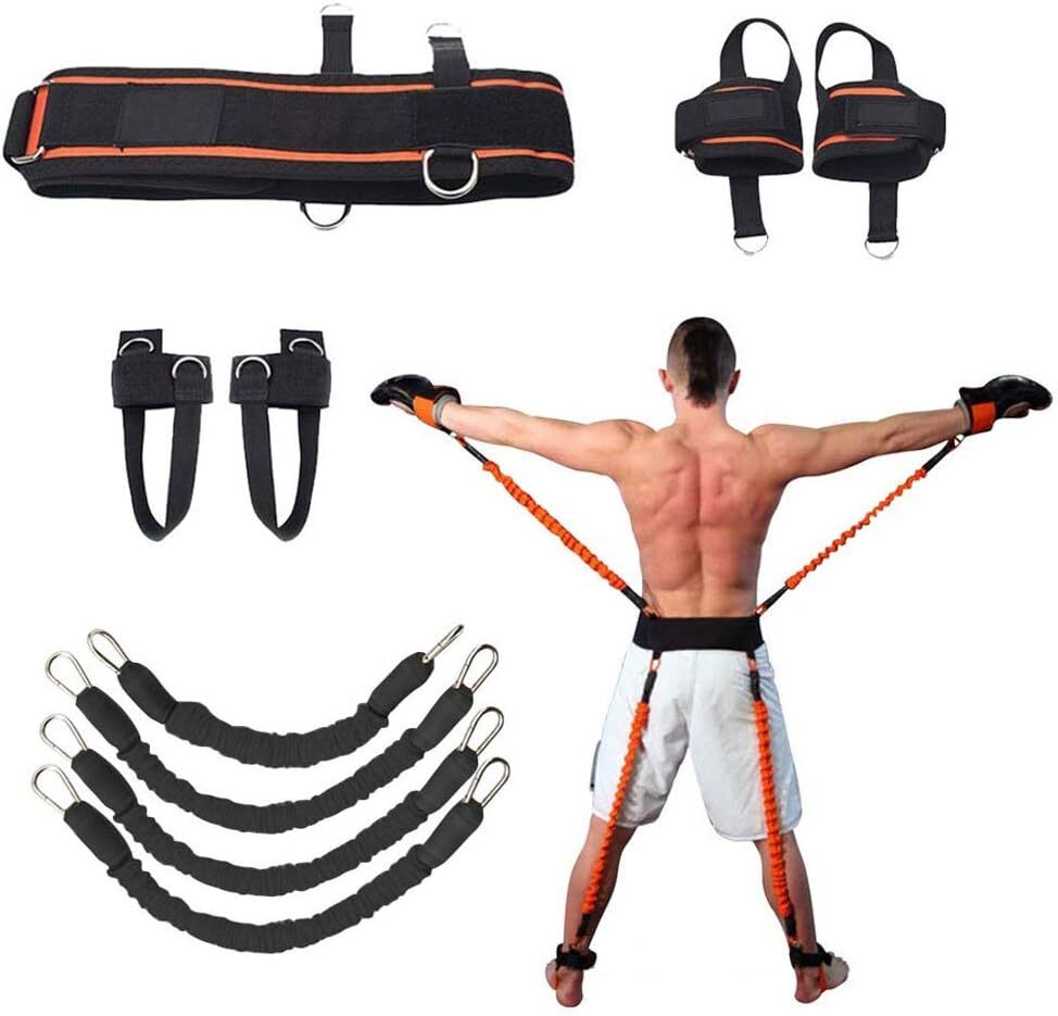 Speed and Agility Resistance Bands Trainer for Vertical Jump Squat Boxing MMA...