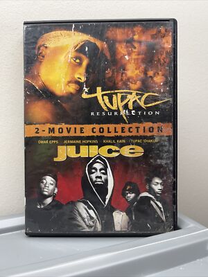 Tupac Resurrection 2003 / Juice 1992 (DVD, 2018, 2-Disc Set) 2-Movie Collection