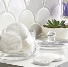 Cotton 100% Makeup Remover Pads Rounds Hygienic Facial Remover Wipes 300 Pk