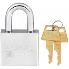 AMERICAN LOCK A5260KA Heavy Duty Solid Steel Keyed Padlock Re-keyable - NEW