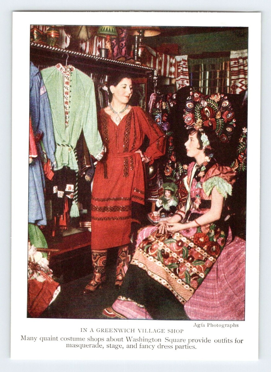 1930 COSTUME SHOP GREENWICH VILLAGE NYC Vintage 4