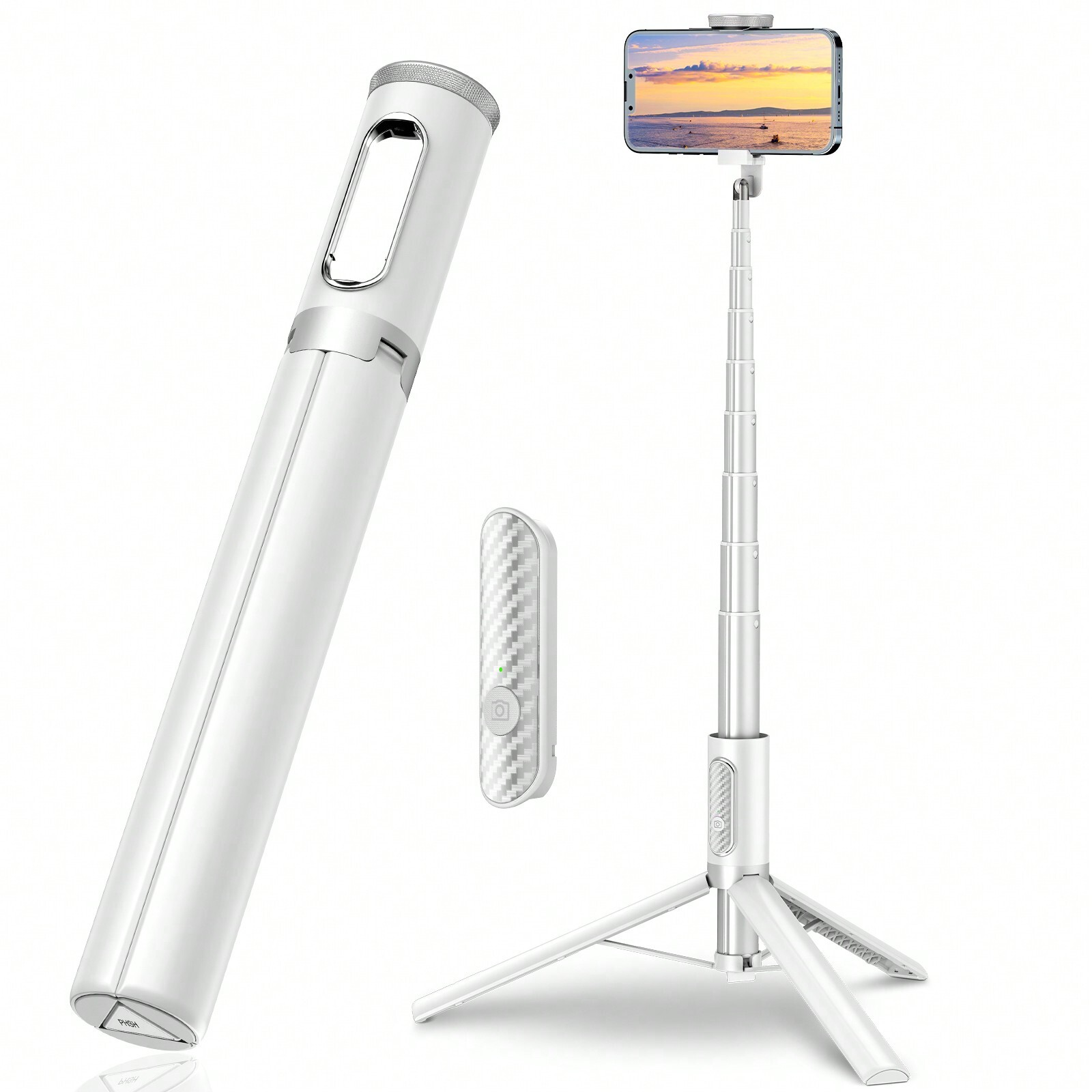 TONEOF TONEOF Tripod For Iphone, Phone Selfie Stick, 60 Inch All-In-1 Stand With