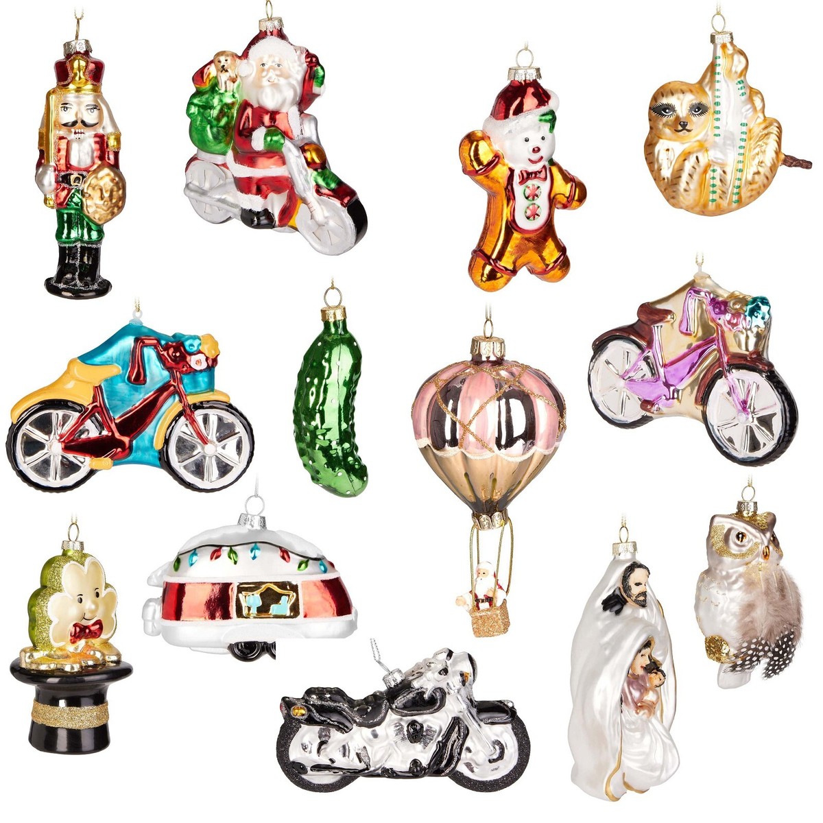 HETITU 12 Lunettes De Noël, Lunettes De Noël, Bandeaux De Noël, Fête De