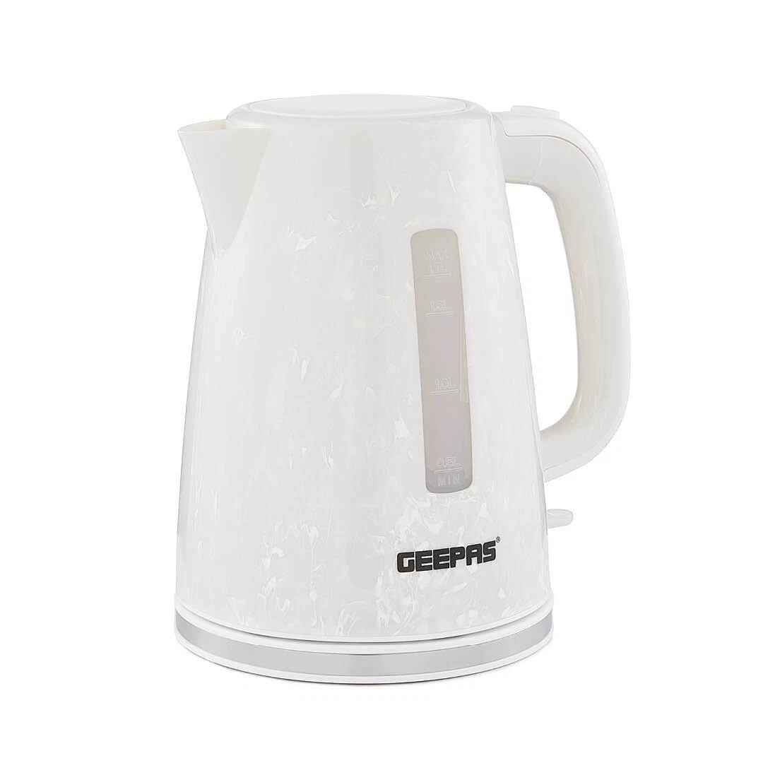 1.7L 2200W Cordless Electric Kettle Premium Rapid Boil Jug Kettle, White