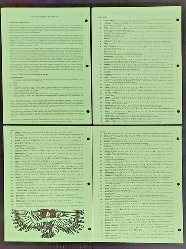 TSR 1977 Monster & Treasure Assortment Set #2 #F-1007, Ultra Rare, D&D - Picture 4 of 4