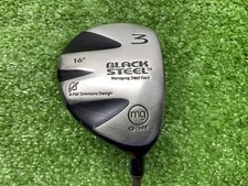 MasterGrip Golf Black Steel 3 Wood 16 / RH / Senior Graphite 43" / jl8196