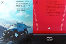 Mercedes-Benz 250-300 GD 230-280 GE + colori 08/87 depliant brochure catalogo