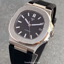 10BAR Waterproof NH35 Automatic Men Watch Mechanical Textured Dial 40mm Tandorio