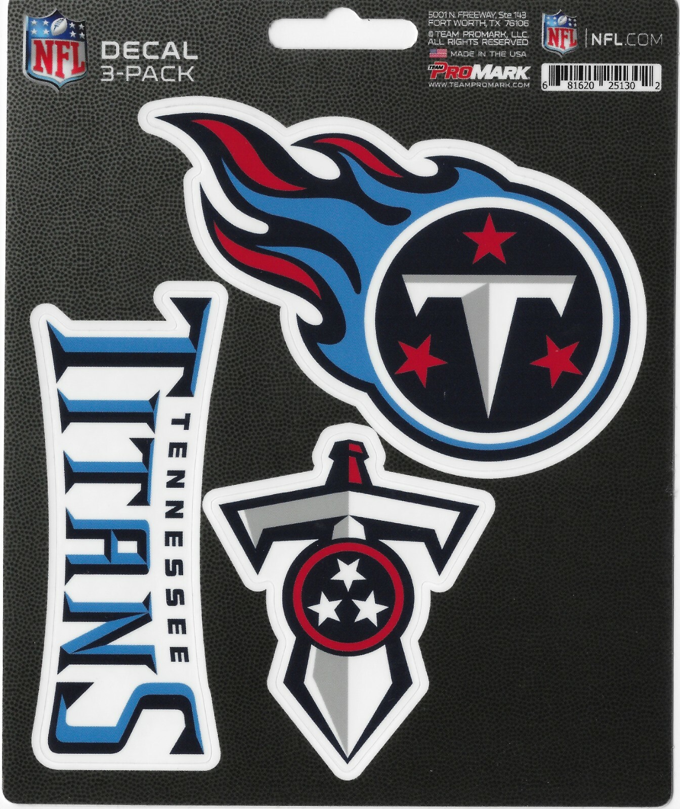 Team 1 Sticker Brand New NFL All Teams Team ProMark Die-Cut Decal Stickers 3-Pack | eBay