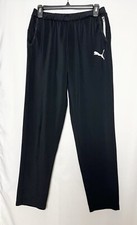 Puma Women  s Elastic-Waist Perfomance Stretch Pant Color Black Size M