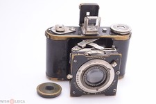 ✅ PLAUBEL (FULLY CLA'D) MAKINETTE 3X4CM *RARE CAMERA ANTICOMAR 5CM 2.7 LENS, CAP