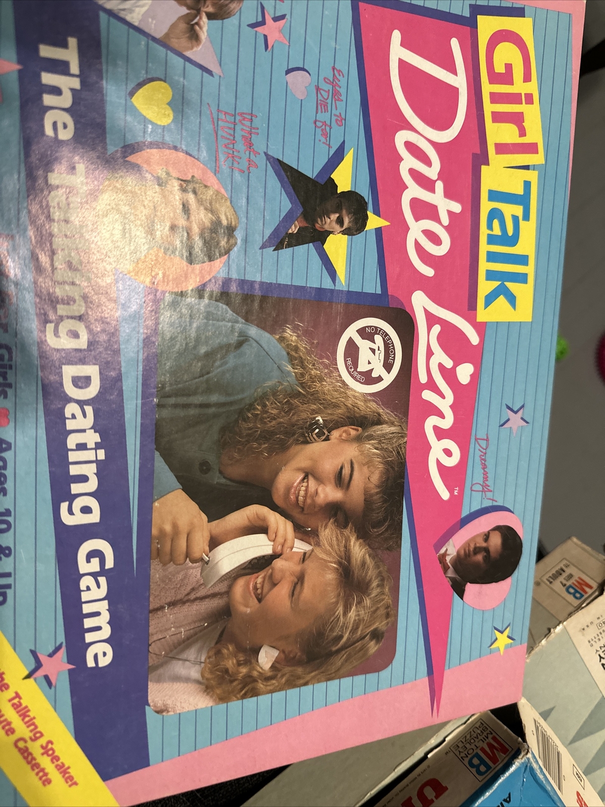 Vintage Girl Talk Date Line Board Game Dateline 1989 Vintage.