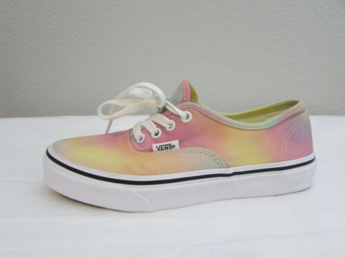 Vans Authentic Aura Shift Girls Sneaker Shoe In Multi Dye Print Size 3 Kids  | eBay