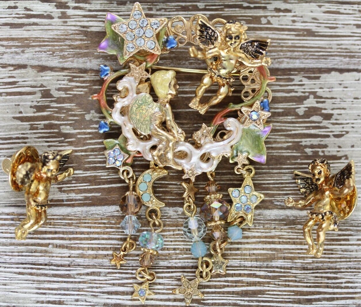 Kirks Folly Fashion Signed Vintage & Antique Jewelry Sets for sale