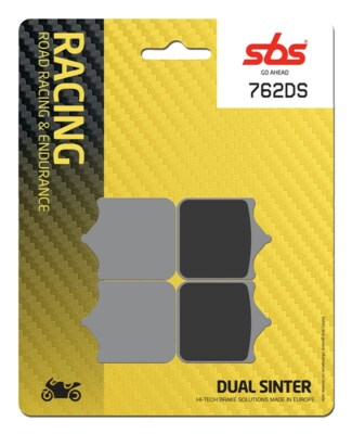 SBS 762DS FRONT BRAKE PADS RACING BIMOTA DB7 1098 2008