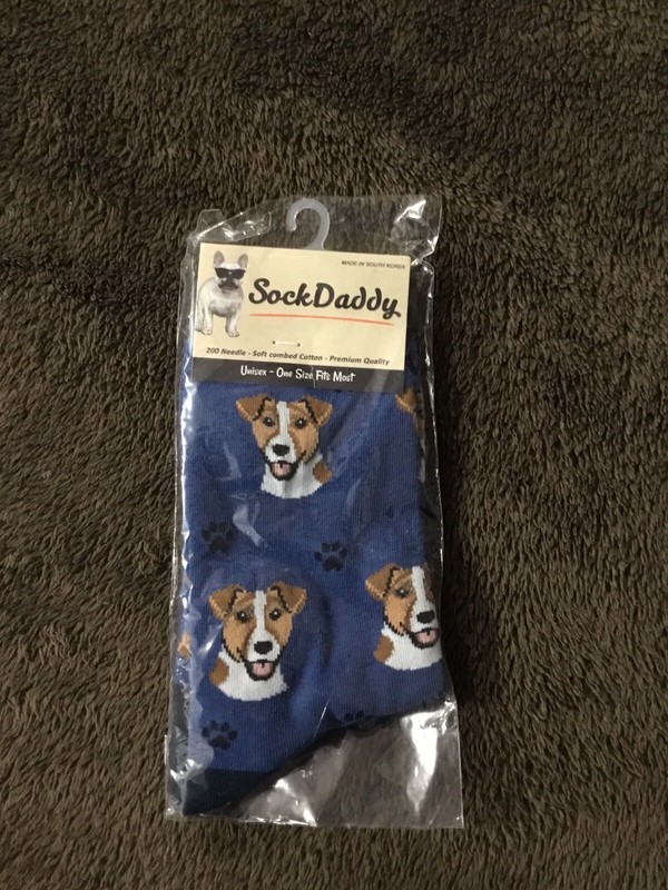 Sock Daddy Jack Russell Terrier Unisex Novelty Pet Lover Dog Socks 1 Pair