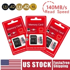 TF Card 128GB Memory Card High Speed 256GB 1TB MicroSDXC Class10 SD Card Lot