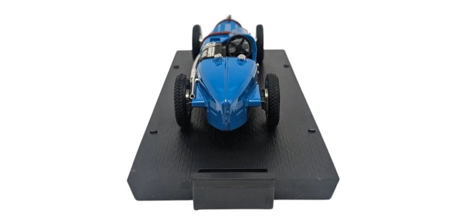 VNTG 1933 Bugatti Type 59 Limited 90th Anniversary 1/43 Blue Diecast by Brumm - Image 3 of 4