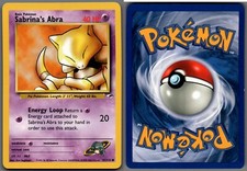 2000 Pokemon, Gym Heroes, #91/132 Sabrina's Abra, Common