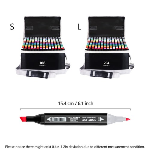 DIY Graffiti Twin Tip 168 Farbe Marker Lackmarker Stifte Set Permanent Pen NEU - Bild 8 von 19
