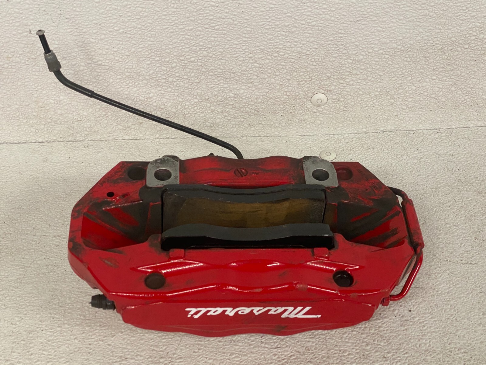 ⭐2014-2017 MASERATI GHIBLI FRONT & REAR BREMBO RED BRAKE CALIPER 61K MIL LOT2388