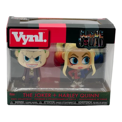 DC Comics Funko Vynl. Suicide Squad The Joker & Harley Quinn Vinyl  New In Box