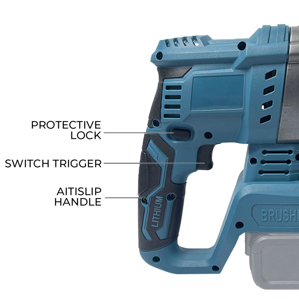 Hand Held Brushless Electric Concrete Vibrator Vibrating For Makita No Battery - Image 3 of 4