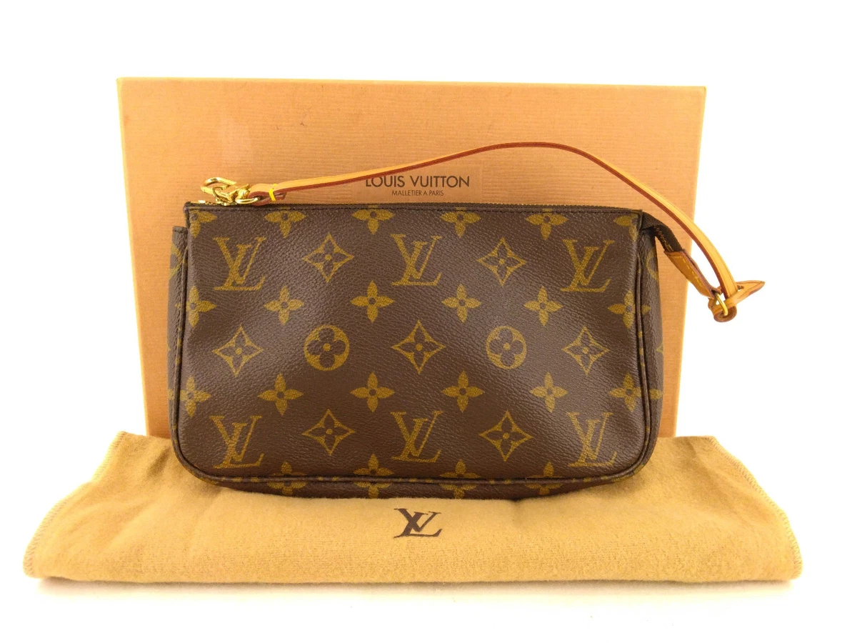 Authentic LOUIS VUITTON M40712 Monogram Accessoires Pouch 2023081002s