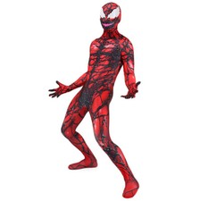 Venom Carnage Jumpsuit Cosplay Costume Bodysuit Halloween Zentai Adult/Kids Gift
