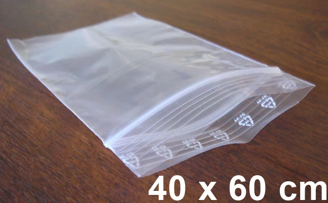 Lot of 500 Plastic Zip Bags 400 x 600mm - Image 1 of 1