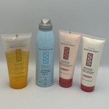 Vtg Lot of 4 Avon Skin-So-Soft Shaving Cream Gel Hand Cream NOS 2001-2003