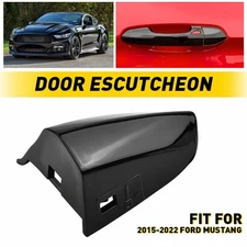 DOOR HANDLE KEY LOCK COVER BEZEL FITS FORD MUSTANG 2015-2022 DRIVER LEFT LH SIDE