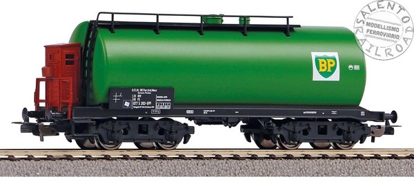 Piko 24518 - H0 1:87 Carro Waren Kesselwagen Fs Bp Mit Bremserhaus, Epoche Iv-image