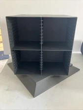 Rare Vintage Amaray 80 CD Storage Holder Rotating Spinning Tower Carousel Media